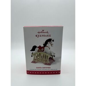 Hallmark Keepsake 2015 Santa Certified Christmas Tree‎ Ornament Horse